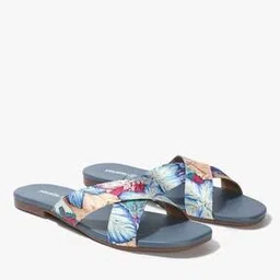 yousta Women Printed Criss-Cross Slides-picture-14