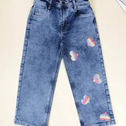 kiddopanti Girls Jeans with Insert Pockets-picture-26