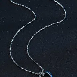 jewels galaxy Men Silver-Plated Chain with Pendant -picture-15