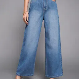 miss chase Women High Rise Wide Jeans image 1