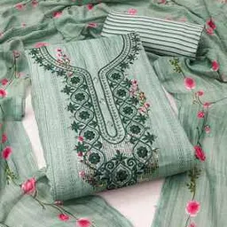 svaraa Women Embroidered 3-Piece Dress Material-picture-43