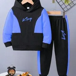 hikuj Boys Colour-Block Pants & T-Shirt Set-picture-21