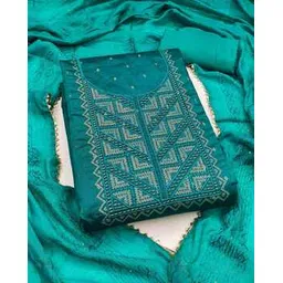 svaraa Women Embroidered Unstitched Dress Material-picture-16