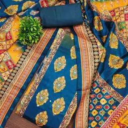 svaraa Women Floral Print Unstitched Dress Material-picture-24