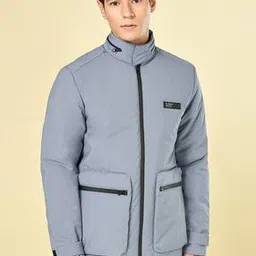 sf jeans by pantaloons Men Zip Front Regular Fit Jacket -picture-24