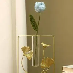 theallchemy Artificial Woolen Rose Flower -picture-24