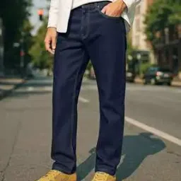 bewakoof Men's  Slim Straight Fit Stretchable Mid-Rise Jeans-picture-11