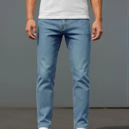 eyebogler Men Straight Jeans with 5-Pocket Styling  image 1