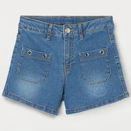 fame forever by lifestyle Girls Mid-Rise Regular Fit Shorts image 1