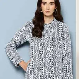 aarika girls ethnic Women Button-Down Wool Cardigan-picture-28