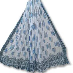 molcha by babita singh Women Leaf Print Dupatta with Stitch Detail-picture-33