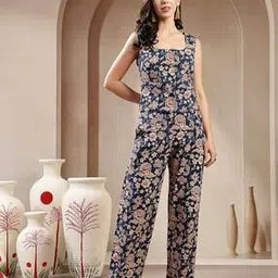 stylum Women Floral Print 2-Piece Top & Pants Set-picture-11