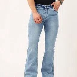 paris hamilton Men Washed Flared Jeans-picture-36