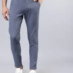 highlander Men Mid-Rise Slim Fit Trousers-picture-12