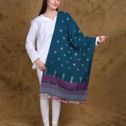 exotic india Women Striped Stole with Tassels-picture-11