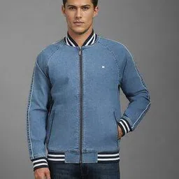 louis philippe Men Regular Fit Denim Jacket-picture-10