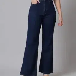 tyffyn Women Lightly Washed Flared Jeans-picture-11
