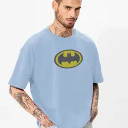 buda jeans co Men Graphic Print Oversized Crew-Neck T-Shirt-picture-48