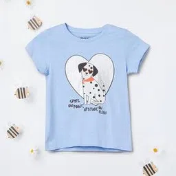 max Girls Metallic Print T-shirt-picture-52