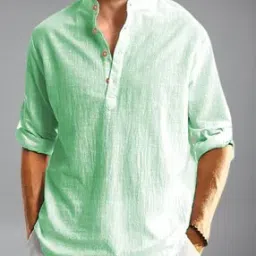 neonomad Men Slim Fit Short Kurta-picture-11