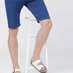 highlander Men Single-Pleat Slim Fit Shorts-picture-48