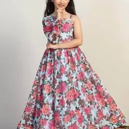fashion dream Girls Floral Gown Dress-picture-11