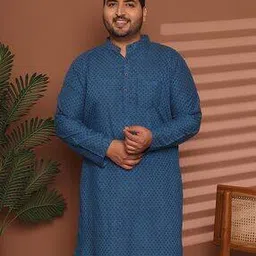 ed plus Men Regular Fit Long Kurta-picture-21