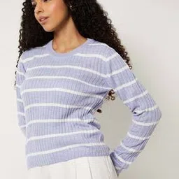 max Women Striped Sweater-picture-36