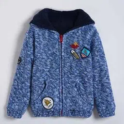 hopscotch Boys Knitted Sweater with Ribbed Hems-picture-31