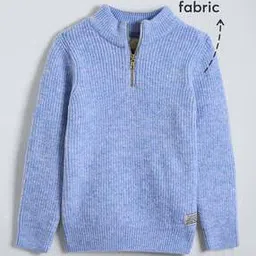 hopscotch Boys Knitted Sweater with Ribbed Hems-picture-14