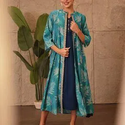 zelena Women Embroidered A-Line Dress-picture-32
