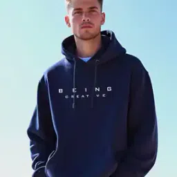 ausk Men Regular Fit Graphic Print Hooded Sweatshirt-picture-46