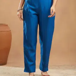  Women Silk Ethnic Pant-image-39