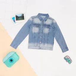 pantaloons junior Girl Harrington Jacket with Button Closure-picture-45