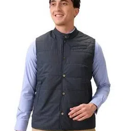 raymond Men Quilted Regular Fit Bomber Jacket-picture-33