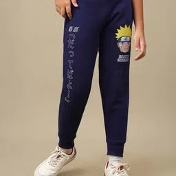 kidsville Boys Naruto Print Mid-Rise Joggers-picture-51