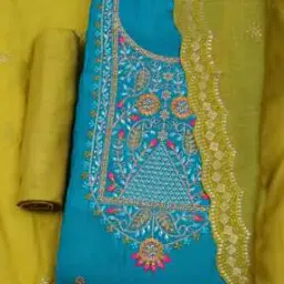 mbz.in by meena bazaar Women Self-design Unstitched Dress Material-picture-41