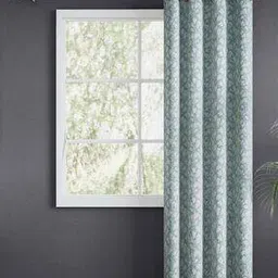 haus & kinder  Slate Leaf Jacquard Door Curtains -picture-34