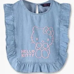 Girls Embroidered Relaxed Fit Top-image-99