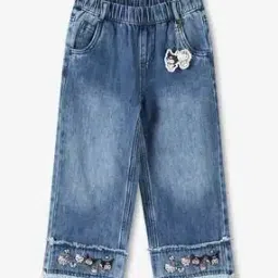 kg frendz Girls Lightly Washed Straight Jeans-picture-29