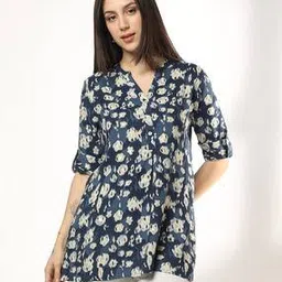 Women Printed A-Line Kurti-image-44