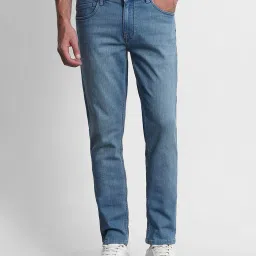 mufti Men Lightly Washed Skinny Fit Jeans image 1