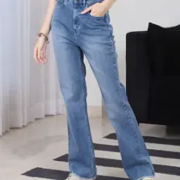 Shein Full Length Frayed Hem Stone Wash Jeans-picture-29