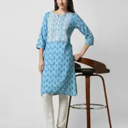acai Women Floral Print Straight Kurta-picture-37