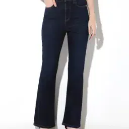 only Women Lightly Washed High-Rise Flared Jeans-picture-42