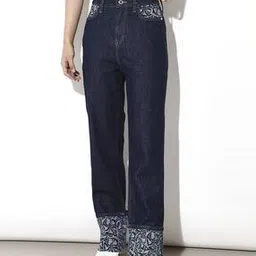 only Women Printed Straight Jeans-picture-37