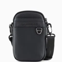 armani exchange Men Tulum Phone Case with Zip Closure image 1