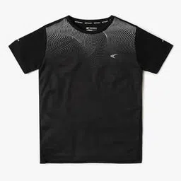 Boys Printed Regular Fit Crew-Neck T-Shirt-image-3