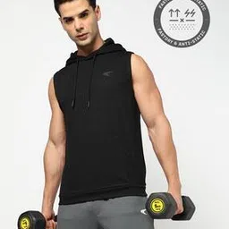 performax Men Regular Fit Hooded Training T-Shirt-picture-42
