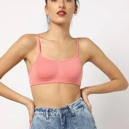 jockey SS12 Wirefree Non-Padded Super Combed Cotton Elastane Stretch Full Coverage Beginners Bra with Adjustable Straps-picture-49